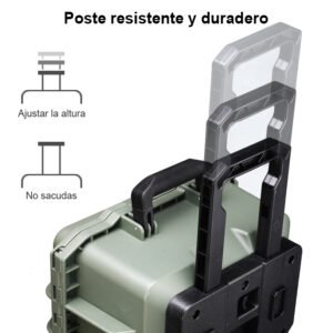 Maleta rígida con ruedas, 48litros