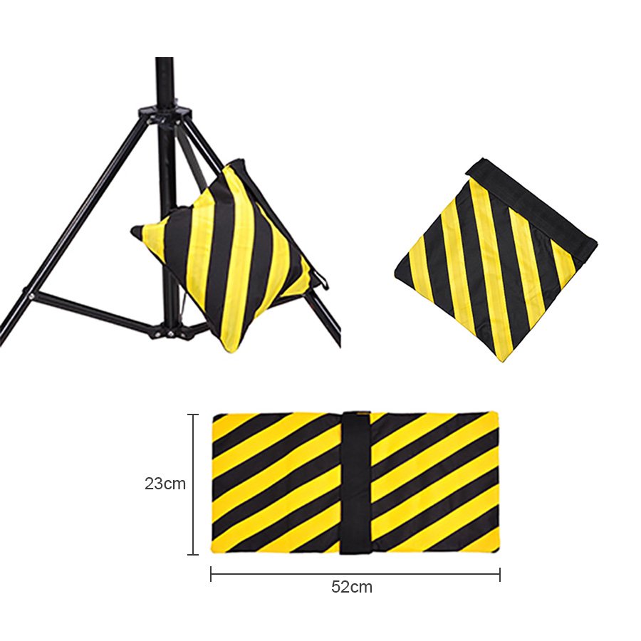 Saco de arena bicolor x 2, carga 3Kg, con soporte de placa de acero - Image 2