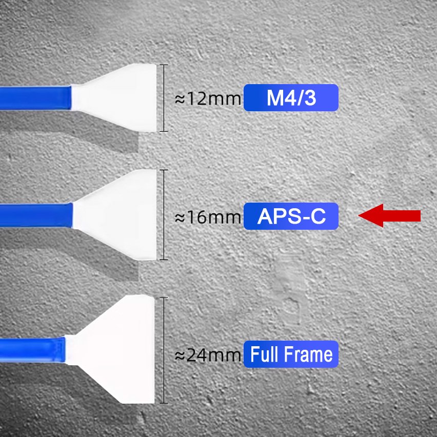 Juego de hisopos de limpieza CMOS/CCD para cámaras, APS-C, 16MM - Image 4