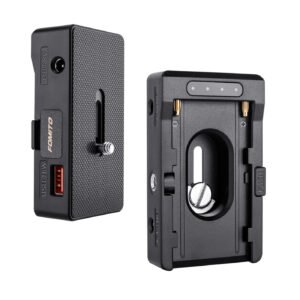 NP-F Placa de alimentación de batería para NP-F970 NP-F960 NP-F770 NP-F550 NP-F570, DC 8V 12V USB