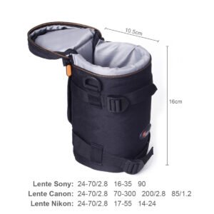 Paquete para lentes, Interior: 10,5x16cm