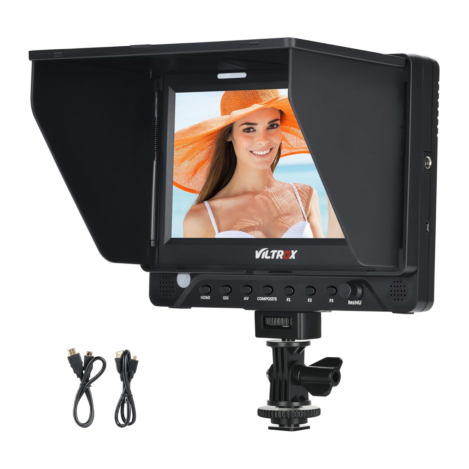 VILTROX DC-70EX monitor de cámara y video LCD 4K HD entrada y salida HDMI/SDI/AV