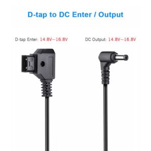 Cable de alimentación D-TAP a DC, 5,5*2,5 mm